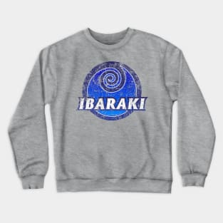 Ibaraki Prefecture Japanese Symbol Distressed Crewneck Sweatshirt